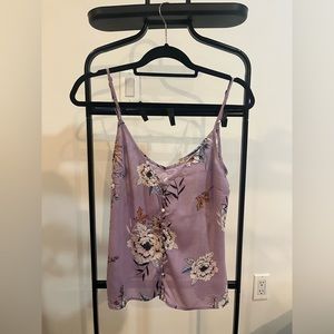 EN CRÈME Floral Tank Top